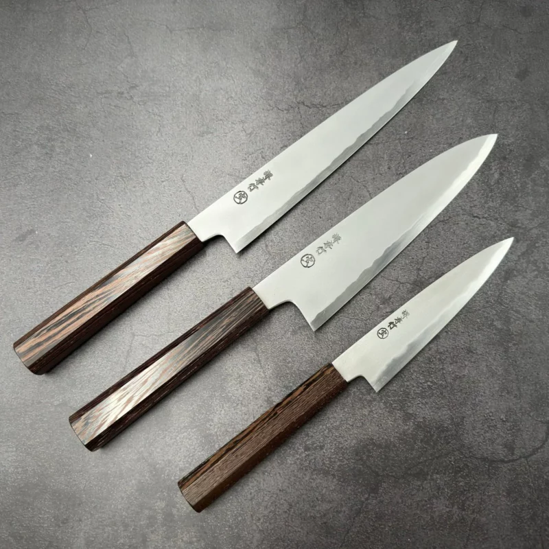 Sakai Takayuki SANPOU Shirogami #2 Kasumi Gyuto 210mm - Image 2